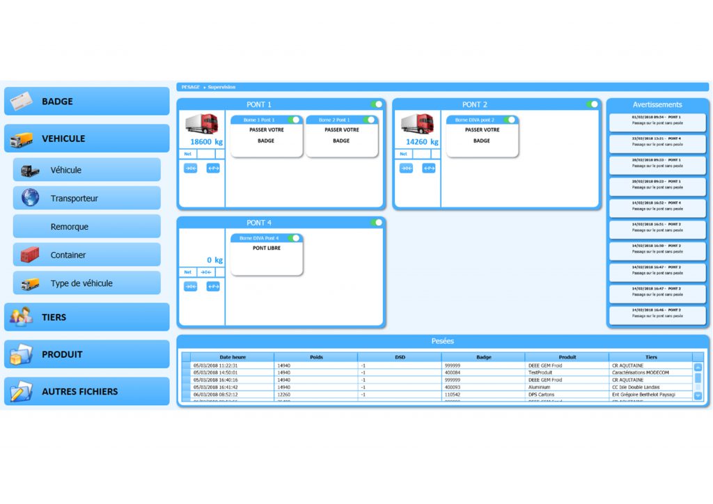 weighing software